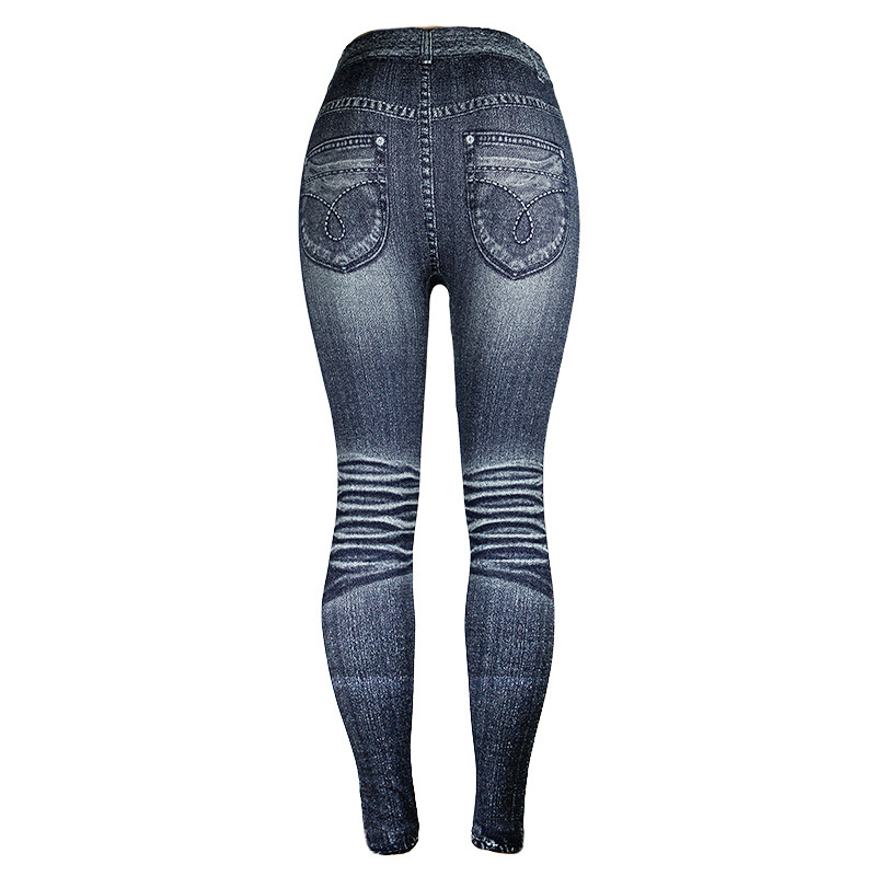 Title 41, Leggings femininas imitação jeans primavera. Co...