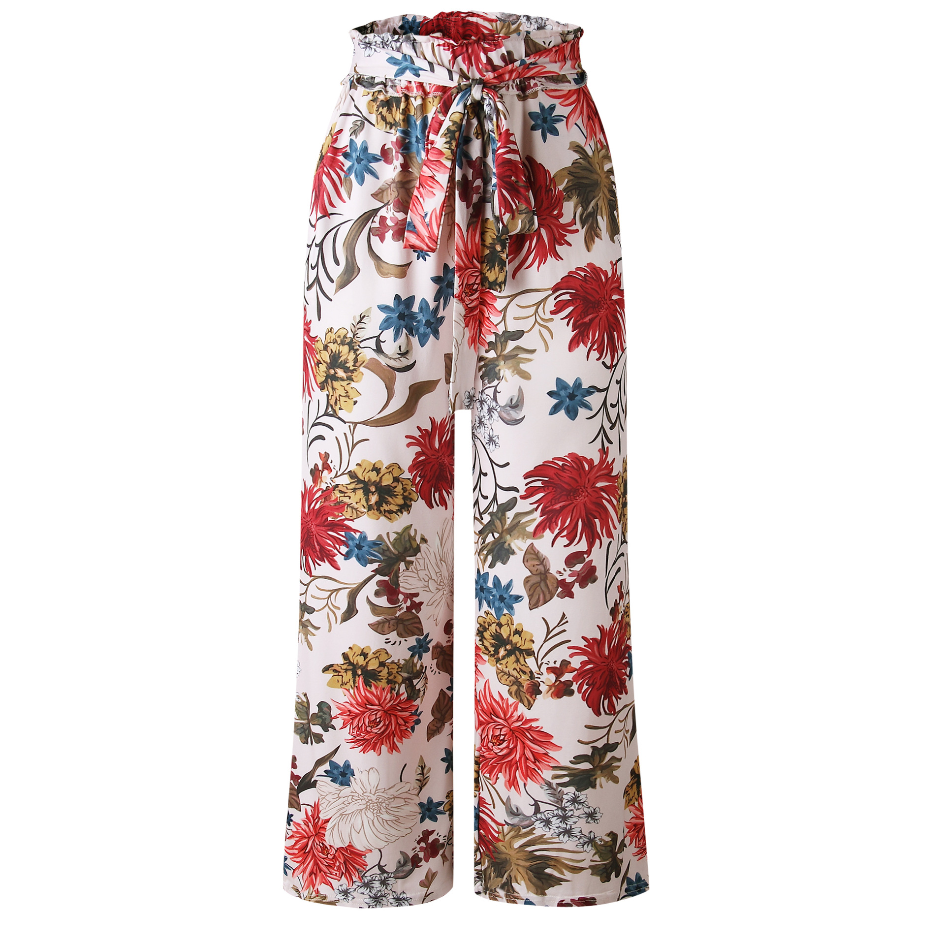 Title 14, Damen Sommerhose mit weitem Bein und Print, beq...