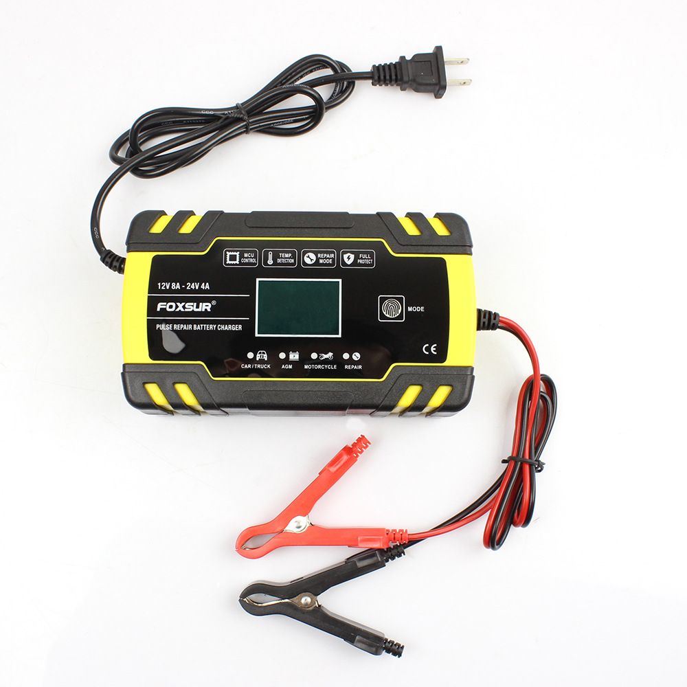 Title 1, Motorcycle Pulse Battery Charger Charge, maint...