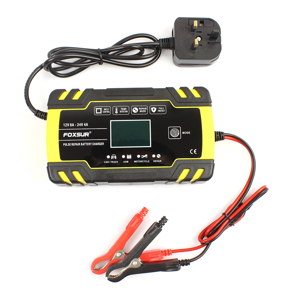 Title 2, Motorcycle Pulse Battery Charger Charge, maint...