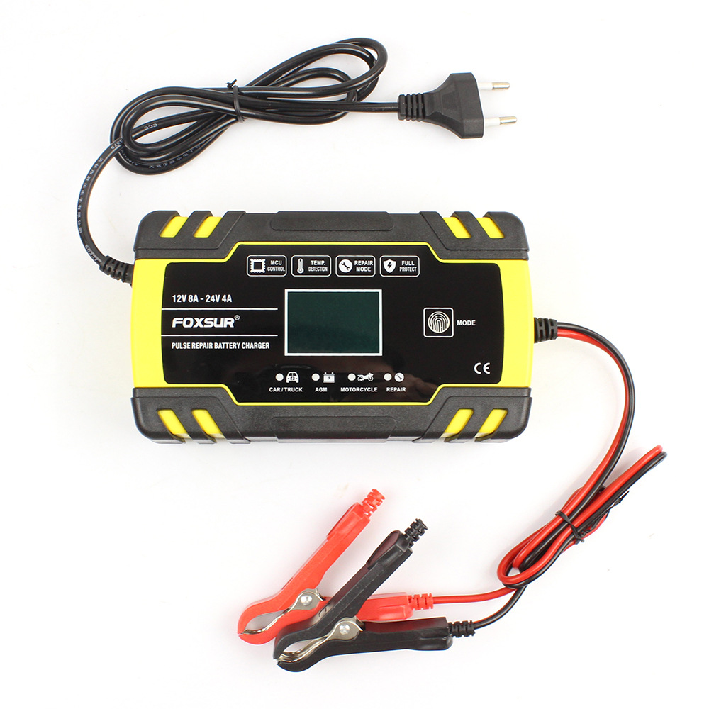 Title 3, Motorcycle Pulse Battery Charger Charge, maint...