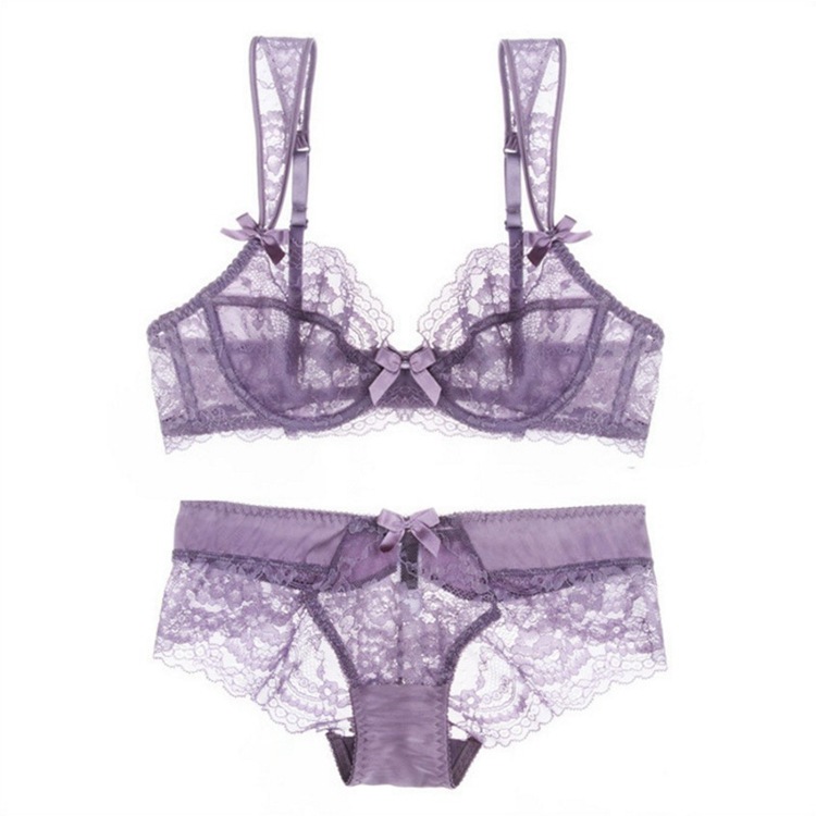 Title 5, Ultra-Thin Sexy Gathered Lingerie Set, designed...