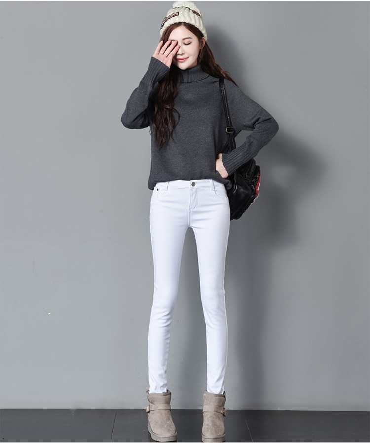 Title 6, Thick pencil denim outerwear and long plus velv...