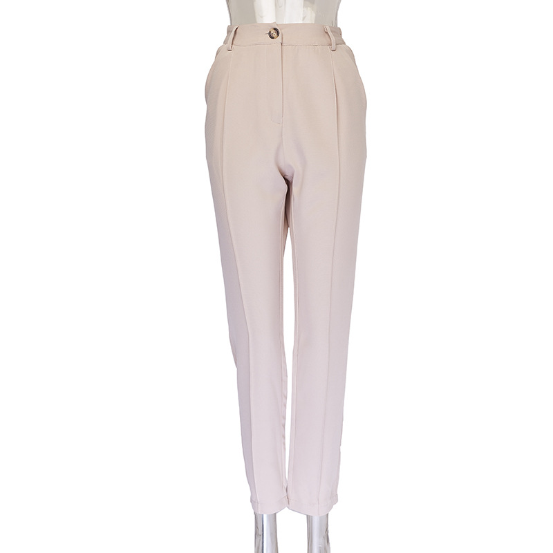 Title 16, Pantalon de costume taille haute, jambe droite,...