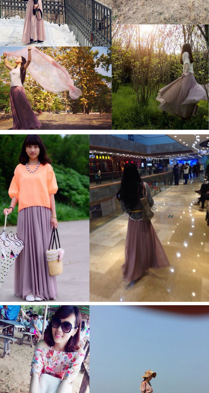 Title 7, Spring Chiffon Skirt for spring and autumn. Big...