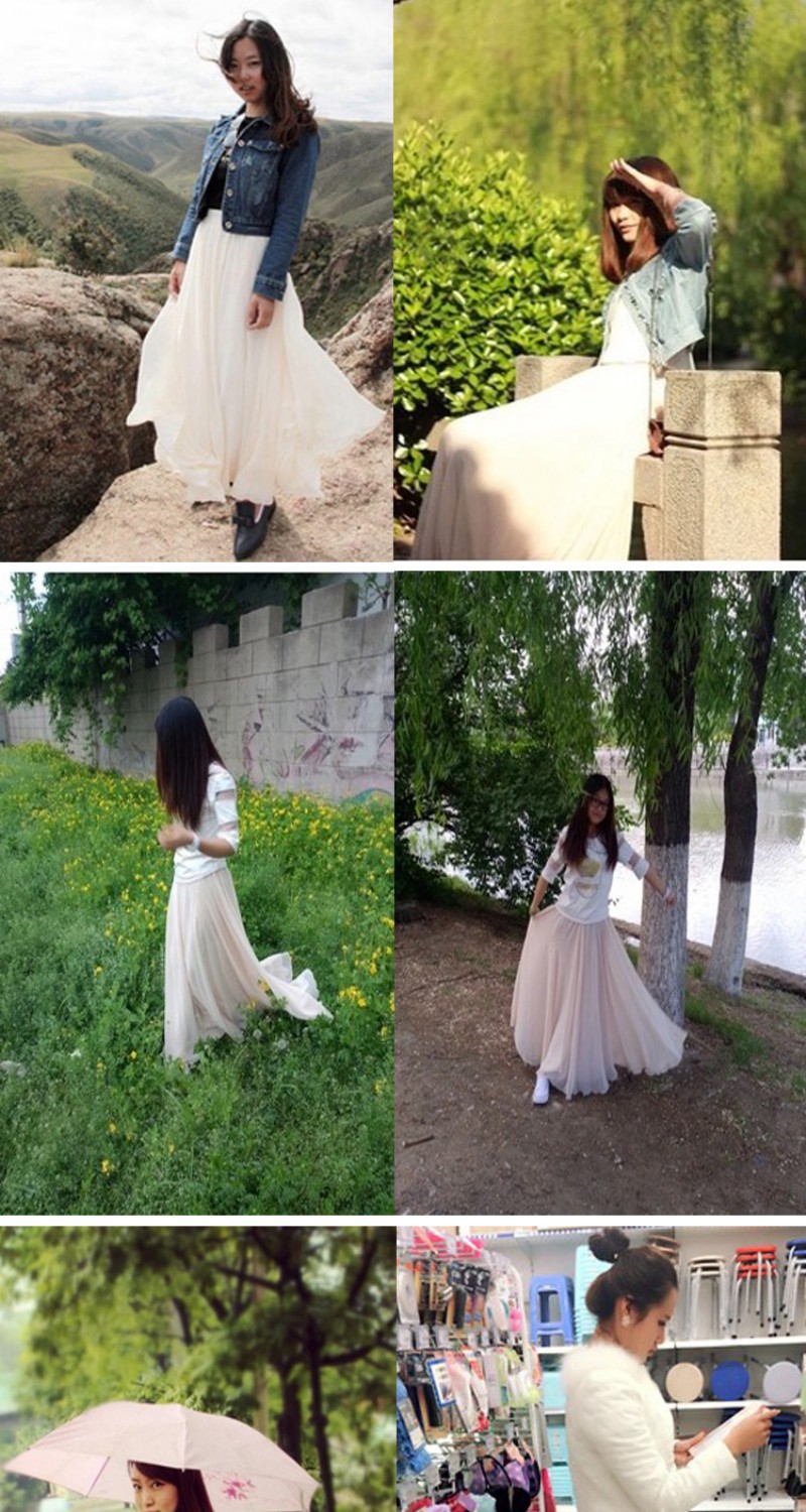 Title 10, Spring Chiffon Skirt for spring and autumn. Big...