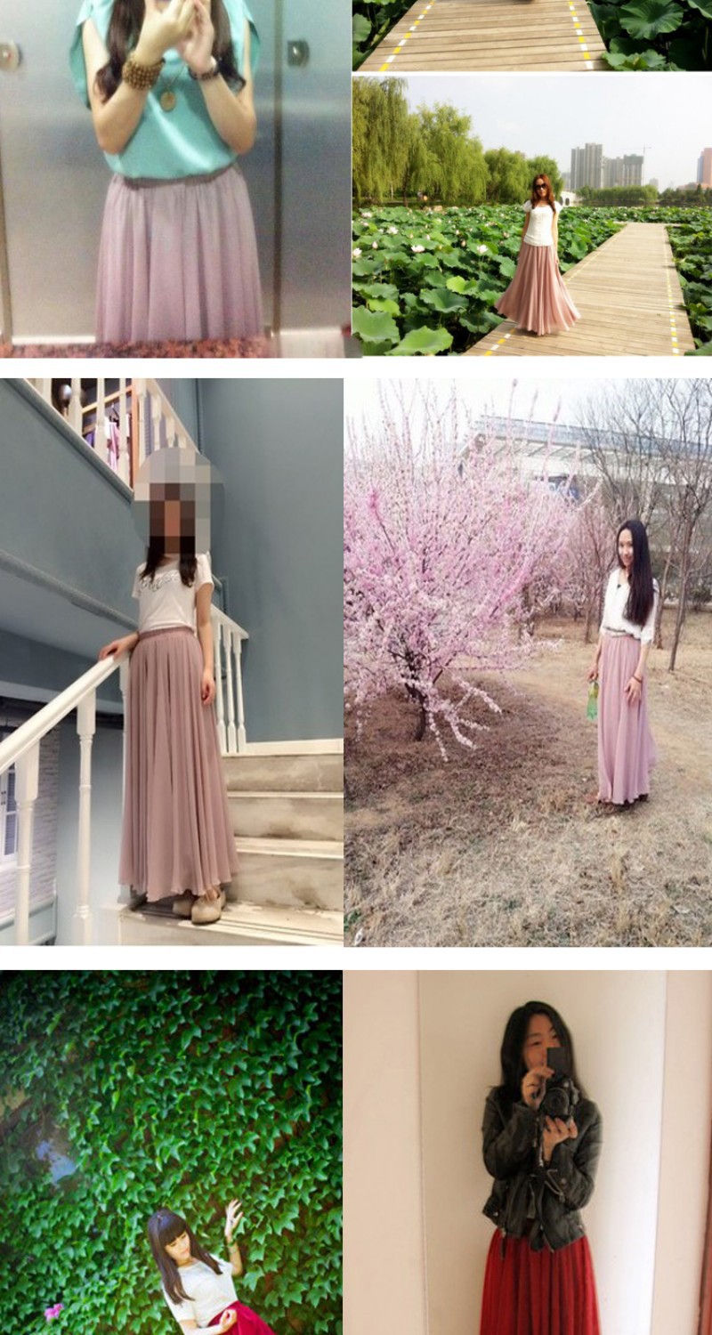 Title 15, Spring Chiffon Skirt for spring and autumn. Big...