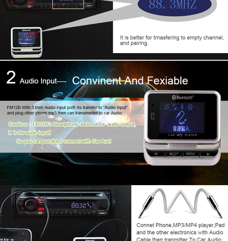 Title 7, Auto Bluetooth mp3