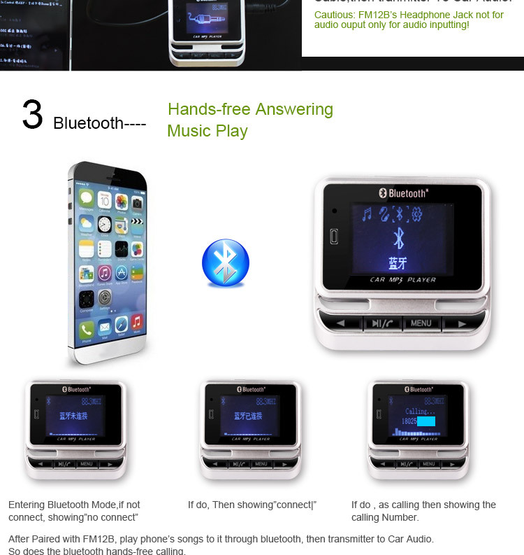 Title 8, Auto Bluetooth mp3