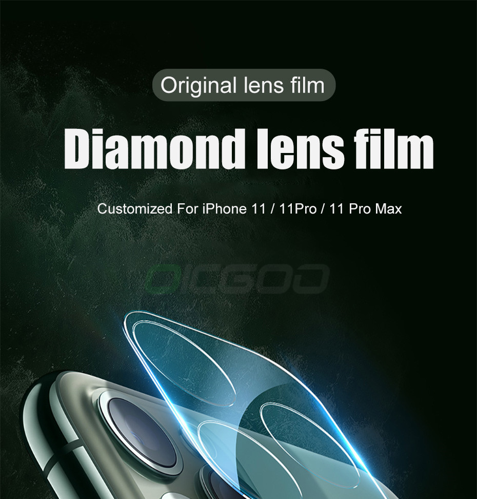 Title 1, Apple Compatible 3 Pcs Camera Lens Tempered Gla...