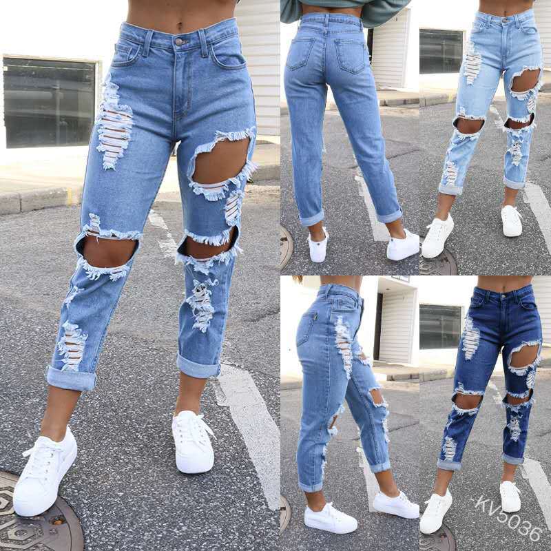 Title 1, Jeans rectos Fashion Personality para mujer eur...