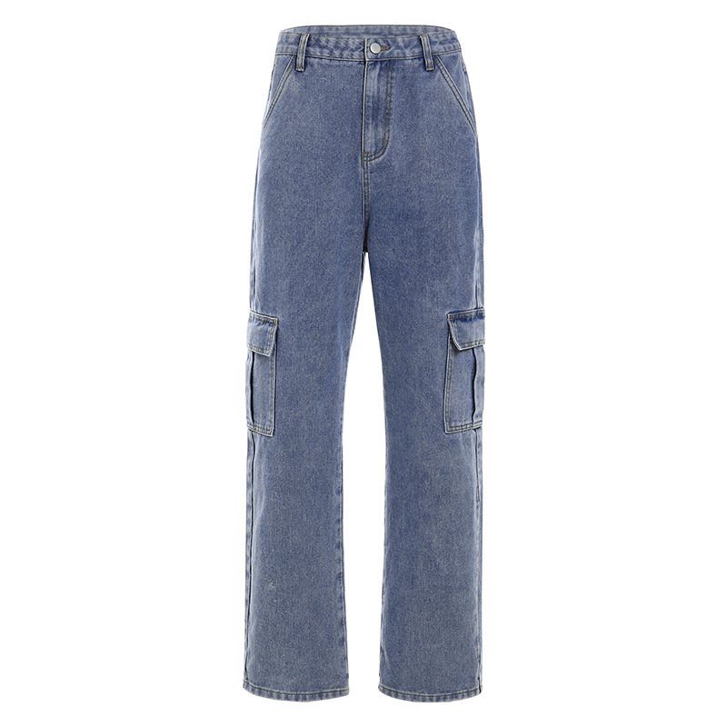 Title 13, Denim Straight Leg Hose. Bequeme Passform für D...