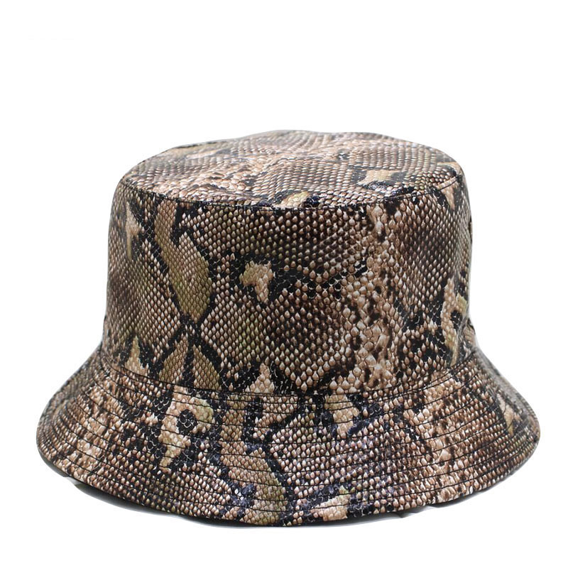 Title 1, Cappello da pescatore con stampa serpente unise...