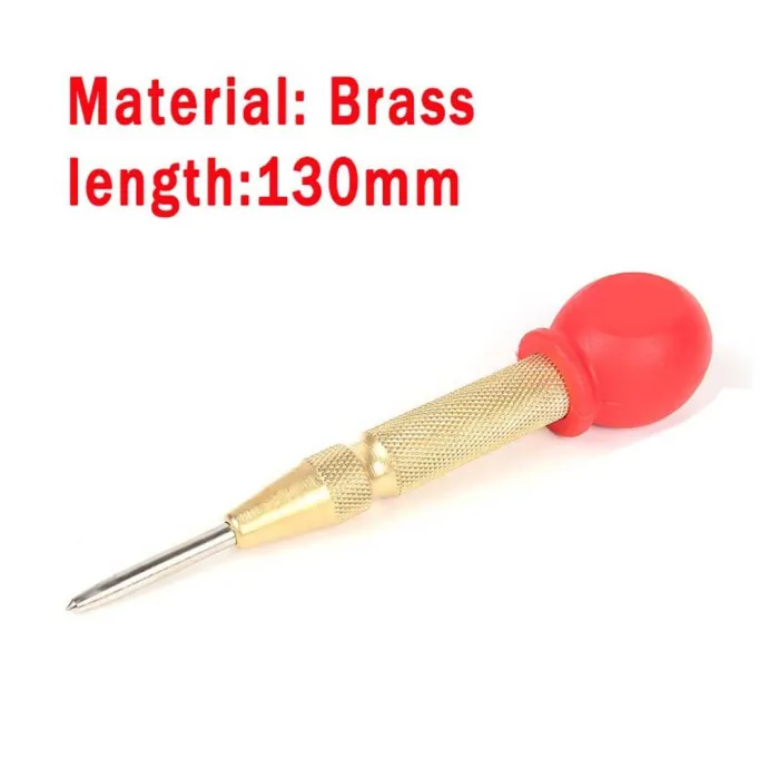 Automatic Center Punch, Spring-Loaded Punch for Metal, Wood and Glass, Multi-Pack Options - detail photo 14