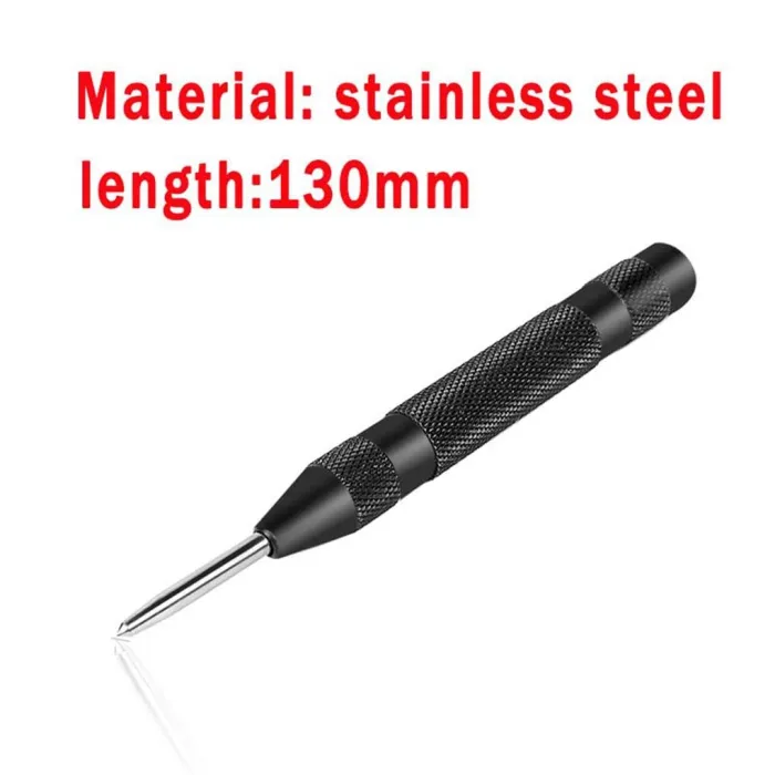 Automatic Center Punch, Spring-Loaded Punch for Metal, Wood and Glass, Multi-Pack Options - detail photo 15