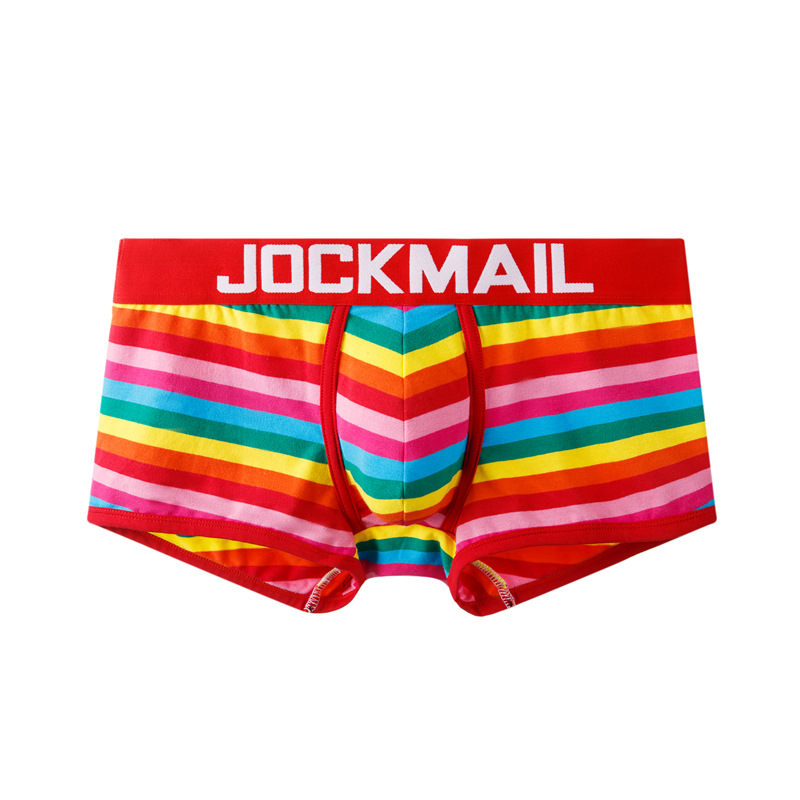 Title 6, Striped rainbow mens shorts, vibrant and comfo...