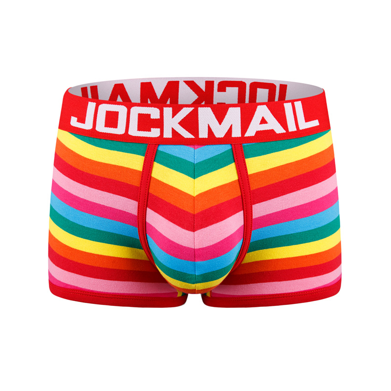 Title 11, Striped rainbow mens shorts, vibrant and comfo...