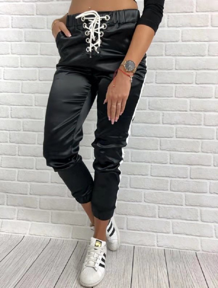 Title 2, Trendy Contrast Stitching Pants – Elevate your ...