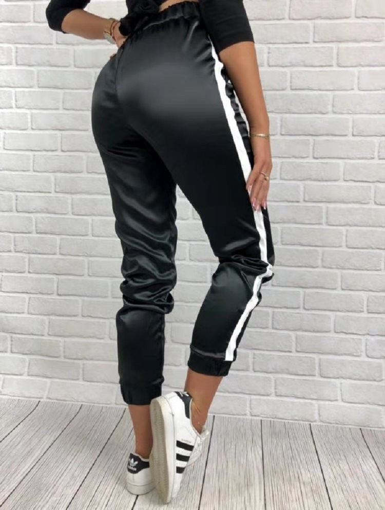 Title 3, Trendy Contrast Stitching Pants – Elevate your ...