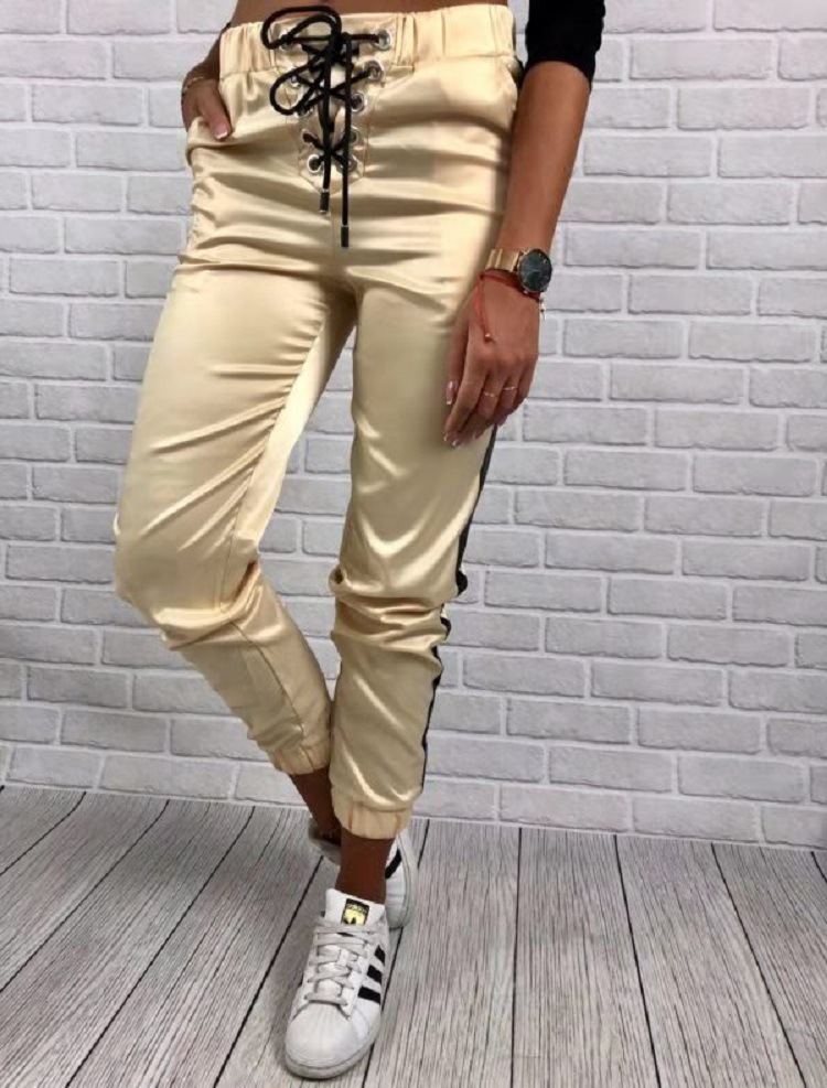 Title 4, Trendy Contrast Stitching Pants – Elevate your ...