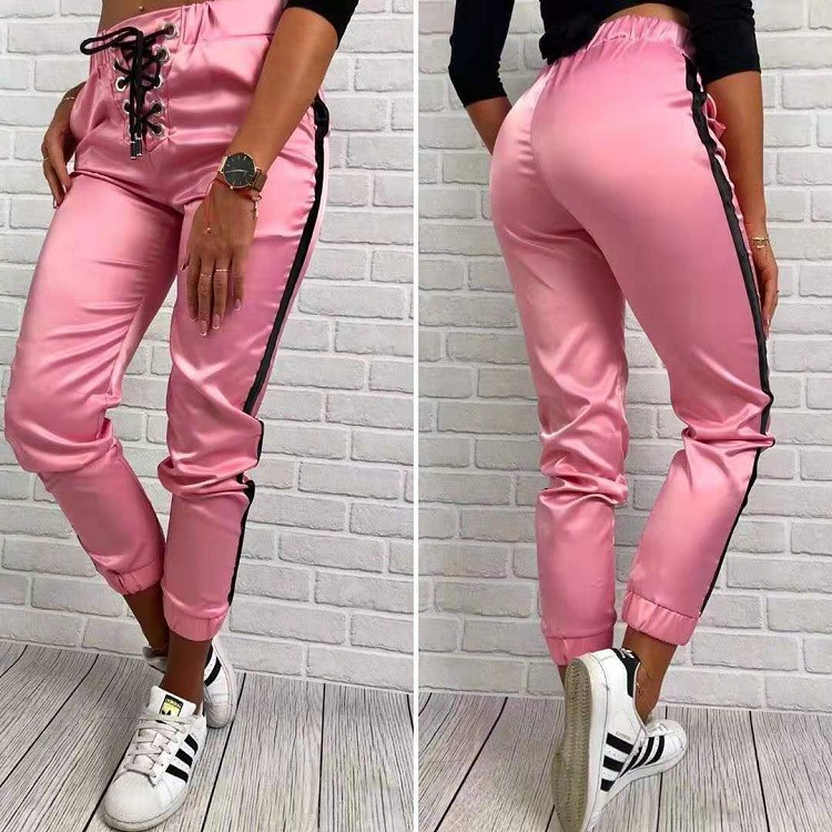 Title 6, Trendy Contrast Stitching Pants – Elevate your ...