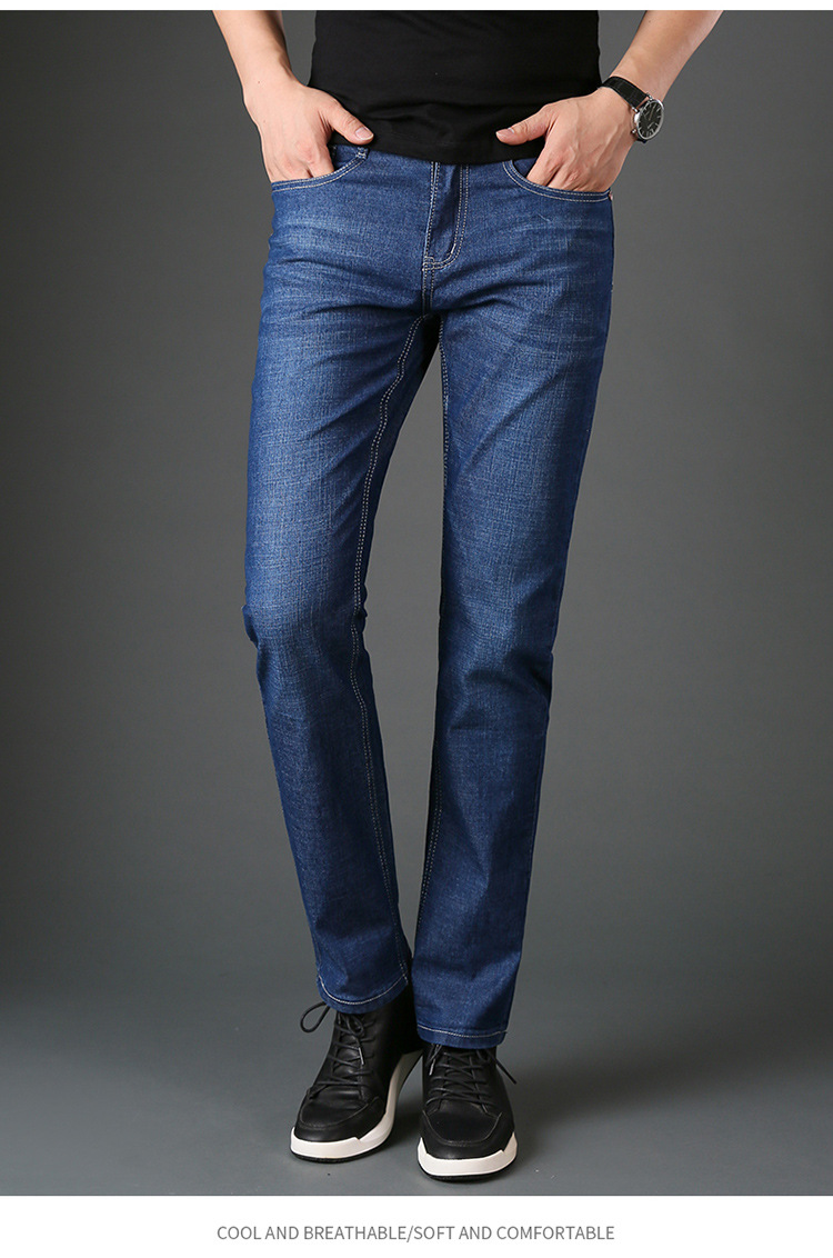 Title 1, Mens straight-leg slim-fit jeans for a modern ...