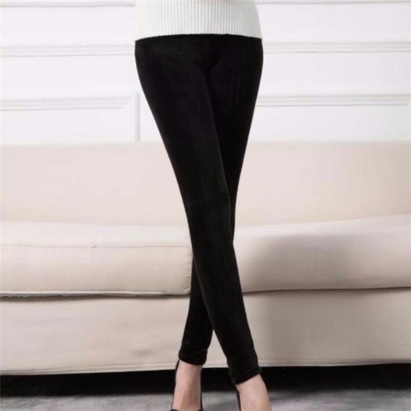 Title 1, YSDNCHI Winter Velvet Leggings Damen Bleistifth...