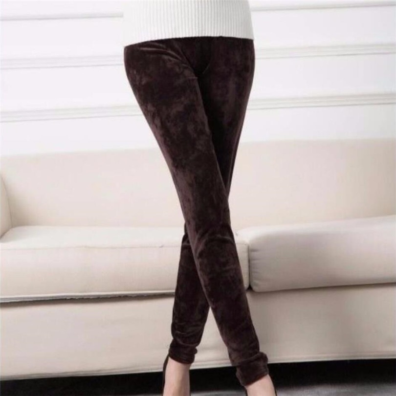 Title 4, YSDNCHI Winter Velvet Leggings Damen Bleistifth...