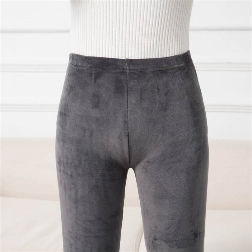 Title 8, YSDNCHI Winter Velvet Leggings Damen Bleistifth...