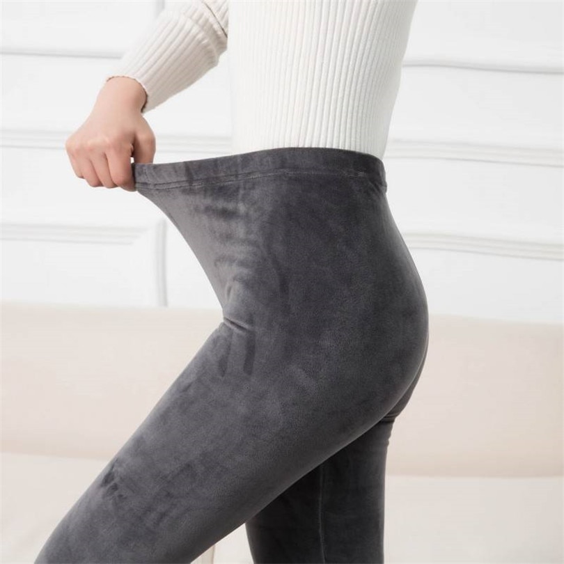 Title 9, YSDNCHI Winter Velvet Leggings Damen Bleistifth...