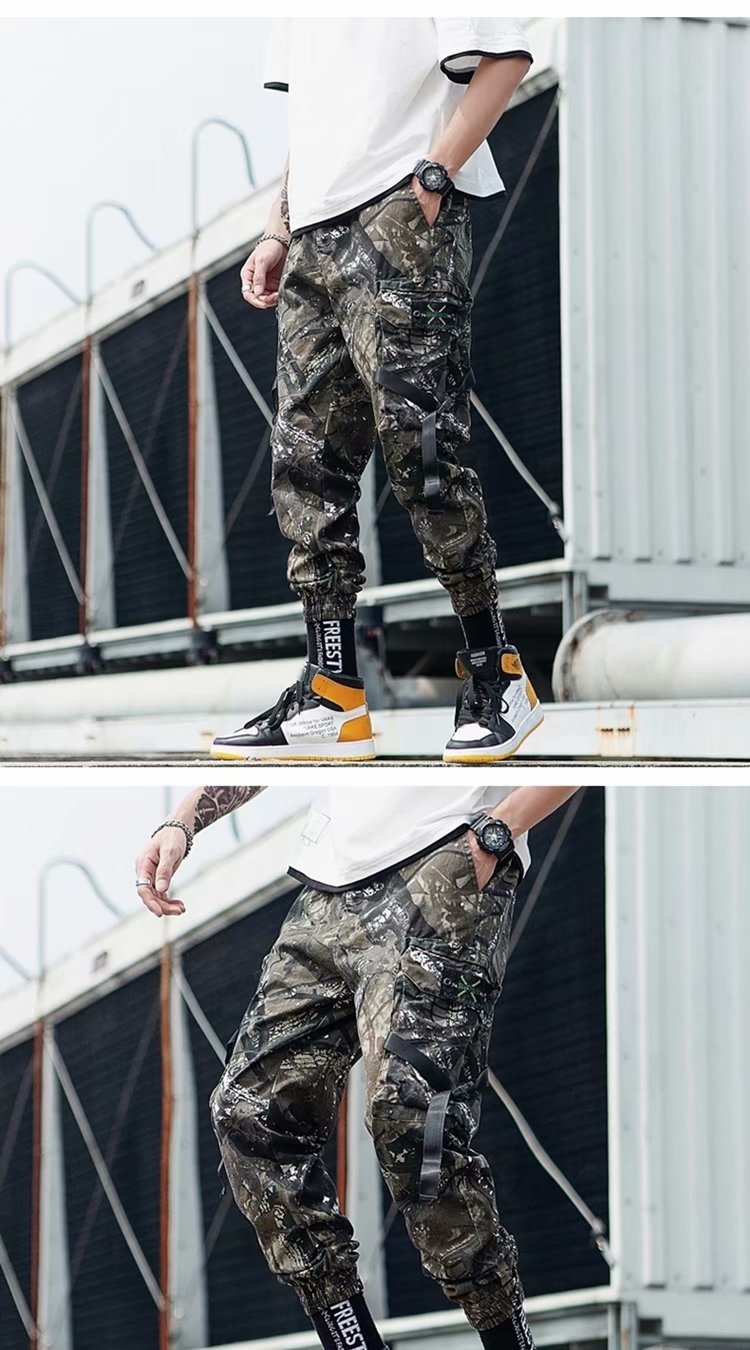 Title 4, Herren Camouflage Cargo Hose Locker Haremshose ...