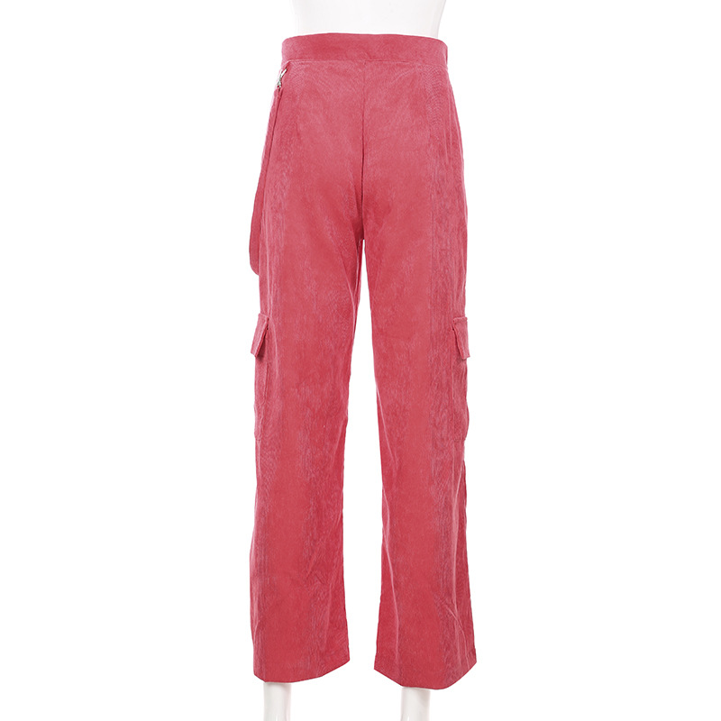 Title 14, Pantalon droit taille haute pour femme, un inco...