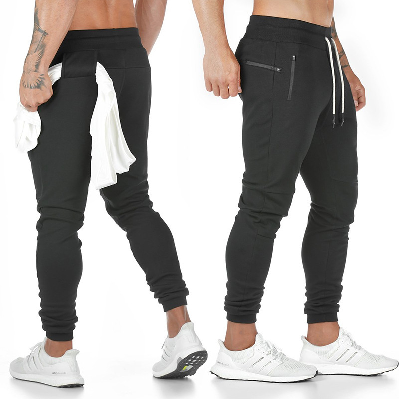 Title 2, Sports pants mens hanging towel running traini...