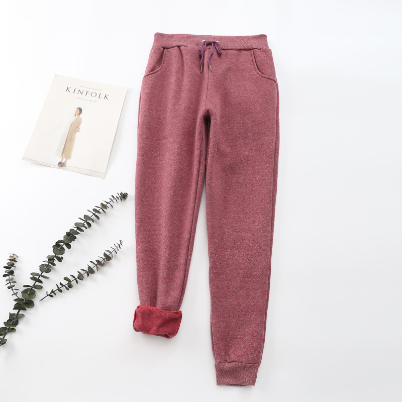 Title 7, Plus velvet warm sports pants