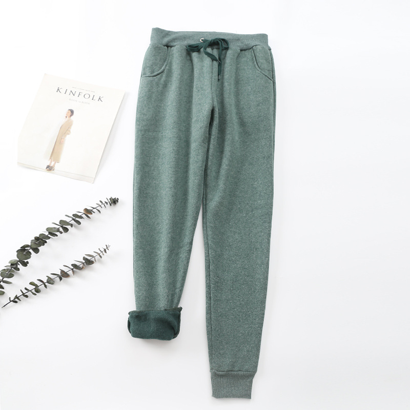 Title 10, Plus velvet warm sports pants