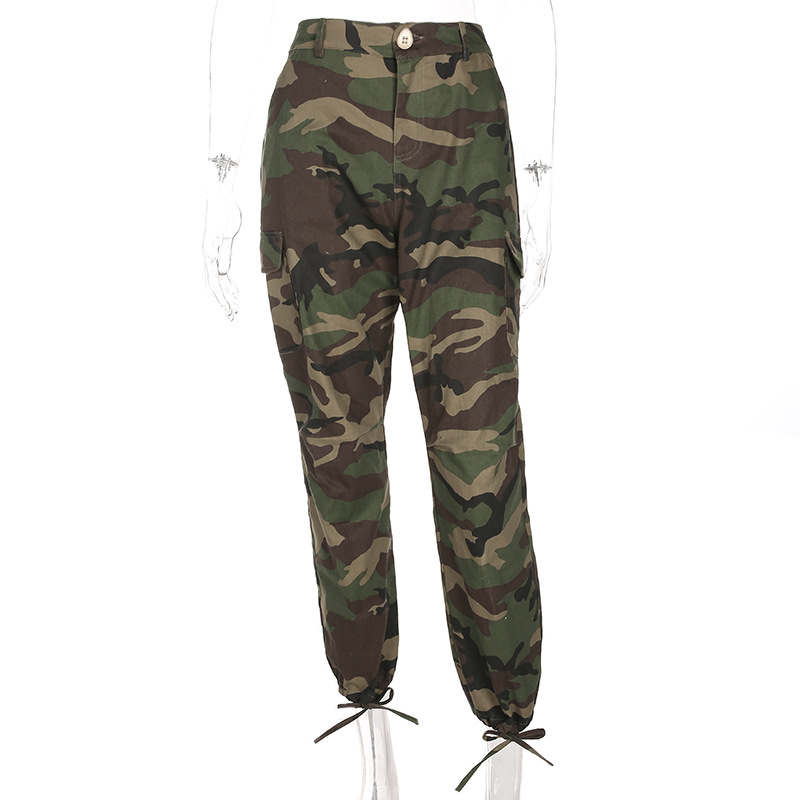 Title 2, Womens camouflage zipper beam foot overalls, s...