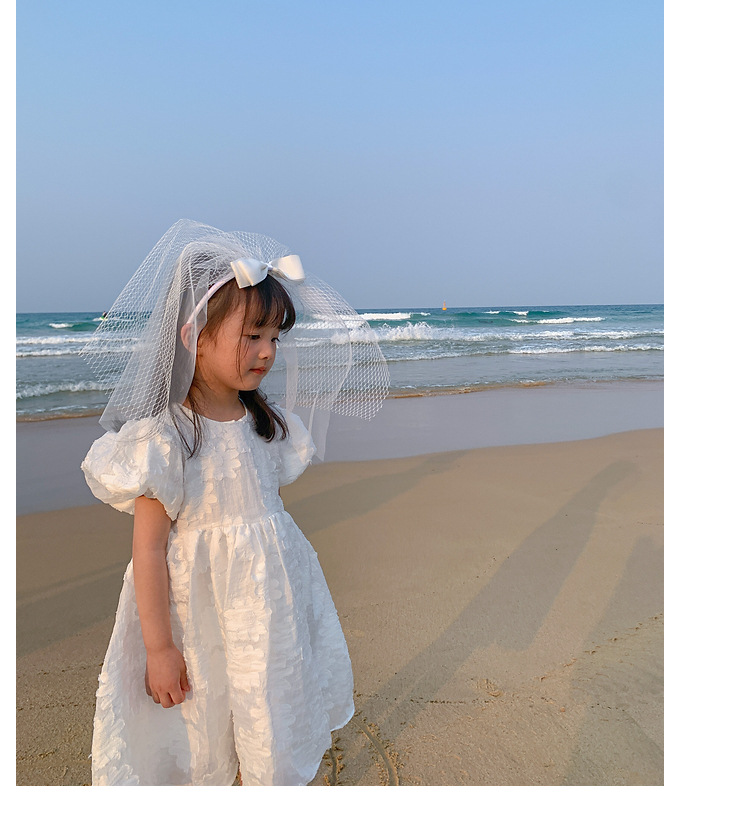 Title 13, Girls Skirt Big Flower Puff Sleeve Sweet Dress....