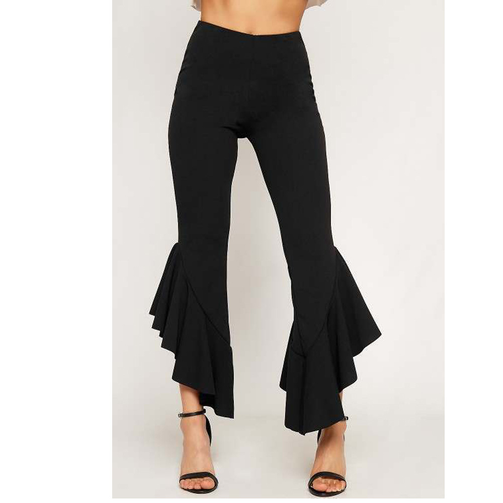 Title 13, Irregular ruffled casual trousers