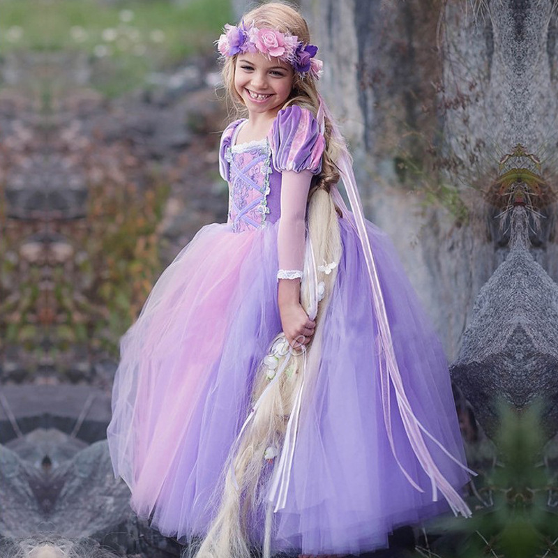 Title 5, Nouveau Déguisement Robe Fille Rapunzel Sophia ...