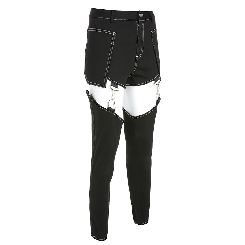 Title 14, High waist cutout pencil pants