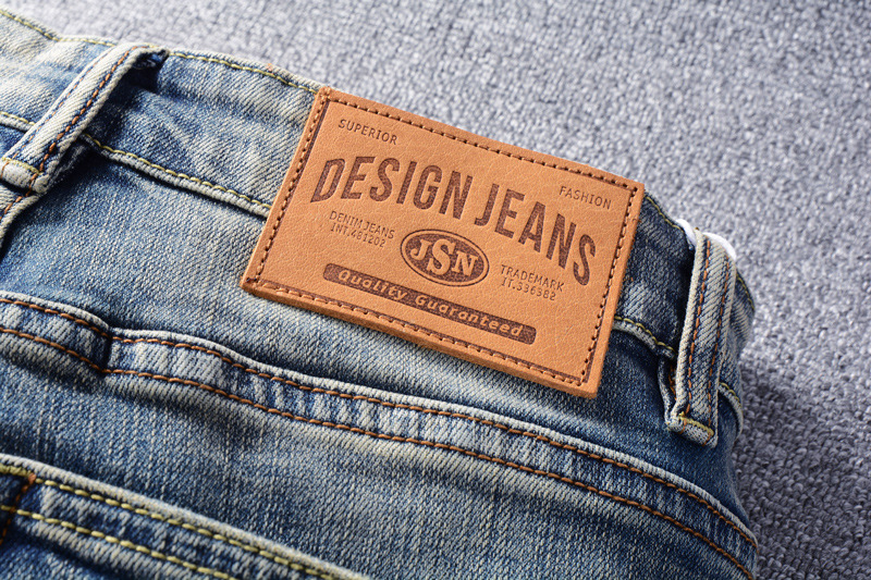 Title 9, Retro Fashion Mens Jeans with Old Washed Finis...