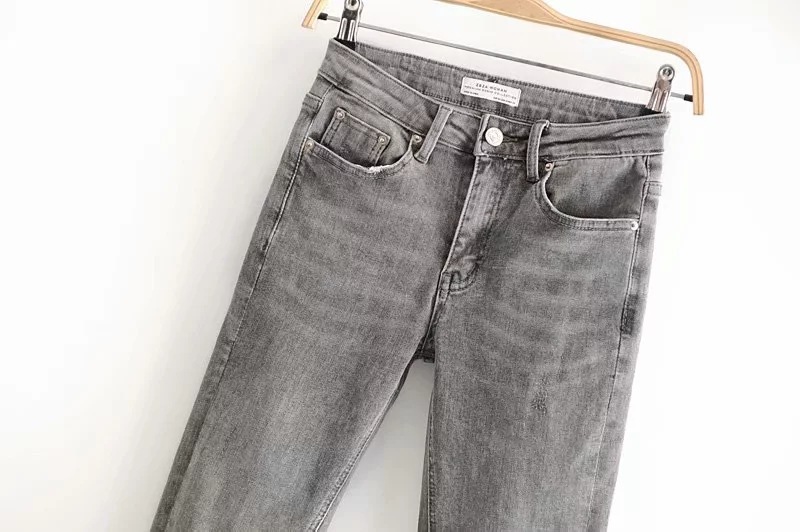 Title 6, Geborstelde skinny jeans voor dames, combineert...