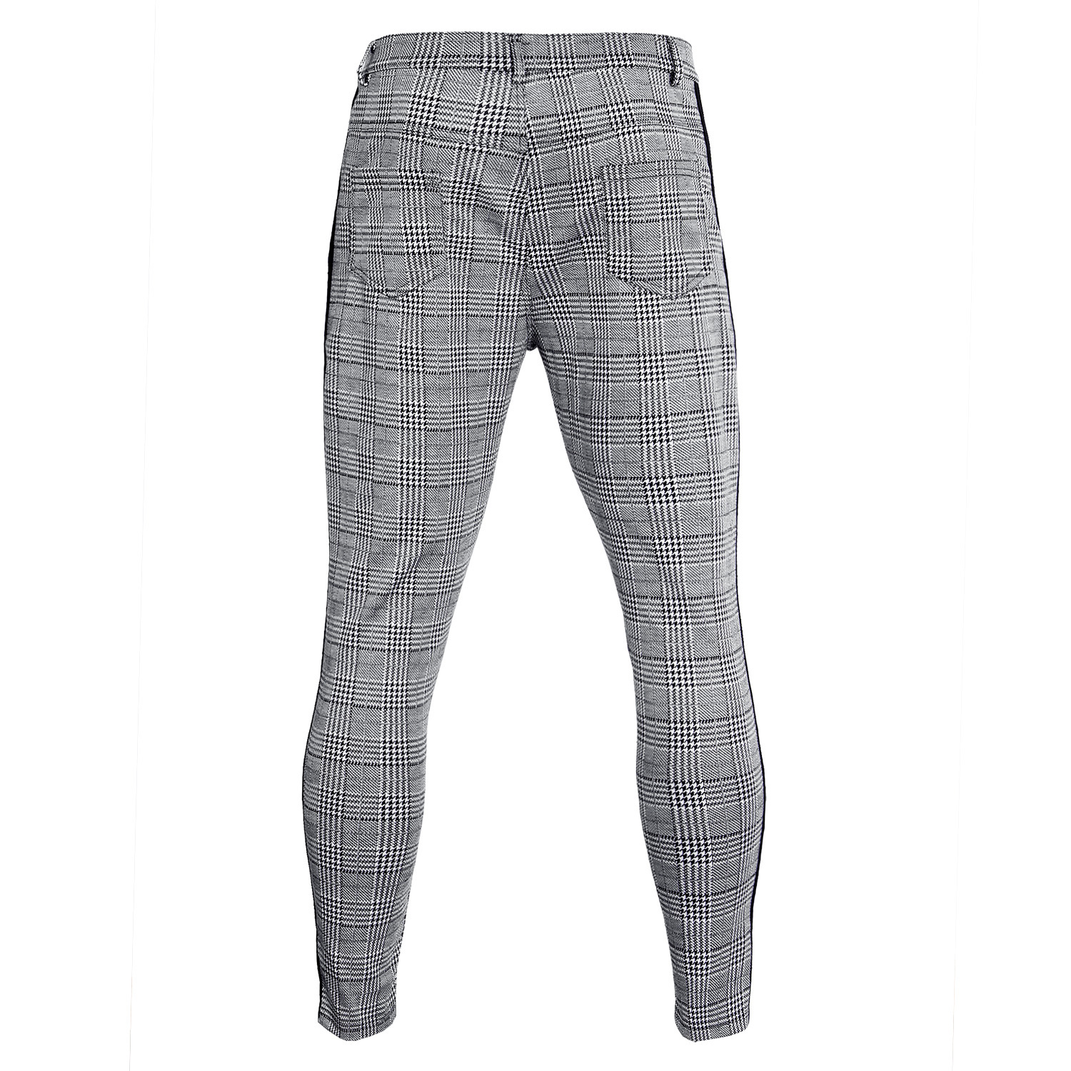 Title 14, Small plaid trousers with high elasticity