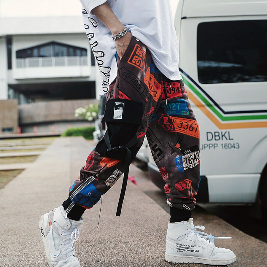 Title 3, Mens Fashion And Comfort Graffiti Hip-hop Casu...