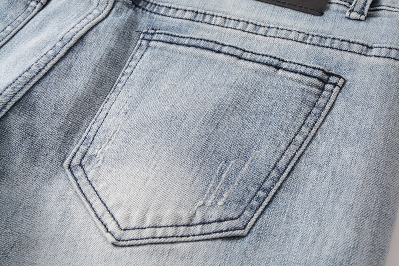 Title 9, Heren jeans licht gewassen met gaten. Casual en...