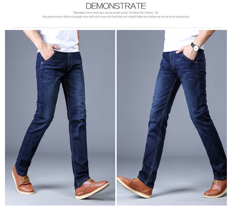 Title 5, Herren Jeans Straight Stretch Hose für maximale...