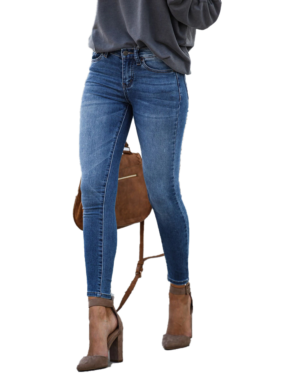 Title 9, Slim fit cropped jeans voor dames – de perfecte...