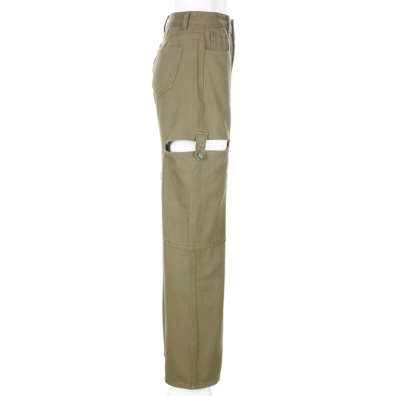 Title 30, Korean loose and versatile straight-leg pants f...