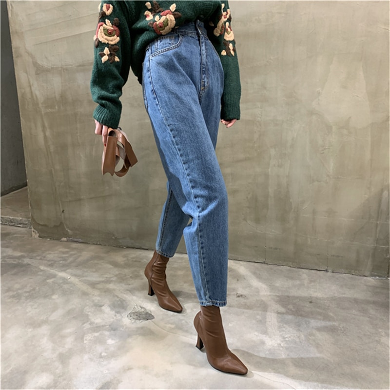 Title 13, Jeans cropped dritti da donna, comfort e stile ...