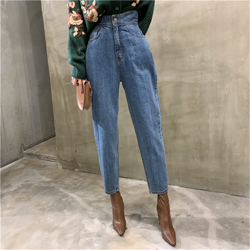 Title 14, Jeans cropped dritti da donna, comfort e stile ...